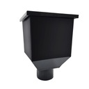 KOSZ ZLEWOWY STALOWY CZARNY 9005 - Fi 90 mm