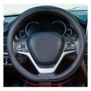 Microfiber Leather Car Steering Wheel Cover, 15 inches, Black-Pink (18868930893) фото min 6