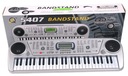 OUTLET ORGANY PIANINO ELEKTRONICZNE 54 KLAWISZE KEYBOARD Wysokość produktu 7 cm