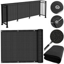 МАСКИРОВОЧНЫЙ КОВРИК ДЛЯ БАЛКОНА СЕТКА ДЛЯ ЗАБОРА БАЛКОНА ТЕРРАСЫ 1,5 х 5 м УФ 95%