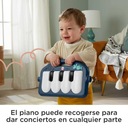 Mata edukacyjna Fisher-Price HKX37 z pianinkiem NIEKOMPLETNA Materiał plastik tkanina