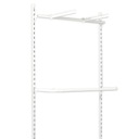 МОДУЛЬНЫЙ ШКАФ ВЕШАЛКА ДЛЯ ОДЕЖДЫ ДОМАШНИЙ МАГАЗИН 100x200 ОДЕЖДА БЕЛАЯ