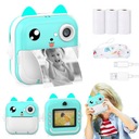 ЦИФРОВАЯ КАМЕРА Мгновенного действия с ЖК-дисплеем и принтером для детей, игровые ролики для печати