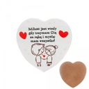 Керамическая подушечка-сердце ДЕНЬ СВЯТОГО ВАЛЕНТИНА