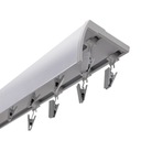 АЛЮМИНИЕВАЯ ПОТОЛОЧНАЯ ОПОРА С КРЫШКОЙ 360см SLIM