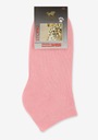 Členkové Ponožky dámske bavlnené hladké lycra poľské 0732 Cerber 39/42 ružové Kód výrobcu Stopki damskie bawełniane gładkie lycra