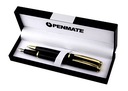 НАБОР ШАРИКОВАЯ РУЧКА + ПЕРЬЕВАЯ РУЧКА PENMATE VIRTUO ЧЕРНЫЙ/ЗОЛОТОЙ