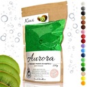 Sól MUSUJĄCY PUDER DO KĄPIELI o zapachu KIWI owocowy zielony barwiący wodę