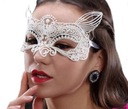Кружевная маска для невесты на девичник 5B