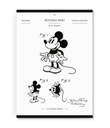 Plakat na ścianę MYSZKA MIKI WALT DISNEY PATENT