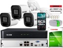 Zestaw Monitoringu IP PoE na skrętkę BCS Basic 3 Kamery + Rejestrator BCS