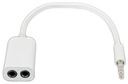 Adapter MiniJack 4PIN M - 2x MiniJack 3PIN 3.5mm