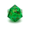 POISON IVY RPG DICE ЖИДКИЕ ДВАДЦАТЬСТОРОННИЕ КОСТИ D20