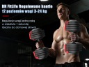 Гантелі Dh Fitlife Чавунний Регульований 24 Kg 12 W