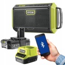 RYOBI RBT18-120GL BLUETOOTH ДИНАМИК 18 В RYOBI + АККУМУЛЯТОР 2 Ач RBT18-120GL