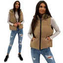 DZ3151 r L ЖЕНСКИЙ УТЕПЛЕННЫЙ ЖИЛЕТ С МАКСИМАЛЬНЫМИ РУКАВАМИ