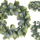 ТОЛСТЫЙ ВЕНОК БОХО ДЛЯ СВАДЕБНОГО СТОЛА ДЕКОРАТИВНЫЕ ВЕНКИ С ЛИСТЬЯМИ ХМЕЛЯ