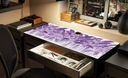 Защитный коврик для стола Ikea фиолетовые цветы 105