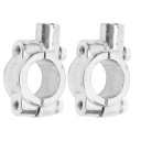 КРІПЛЕННЯ ДЗЕРКАЛА КЕРМА МОТОЦИКЛА 2 SZT. СРІБНИЙ 22MM СУПОРТ GWINTOWY ADAPTOR M8  фото 8