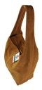 Semišový vak Talianska koža Shopper Bag Camel EAN (GTIN) 5907589393804