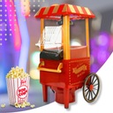 Strojček na výrobu Popcornu Výkonný stroj Zariadenie na výrobu Popcornu DARČEK Hĺbka produktu 29 cm
