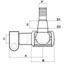 ШАРНИР РУЛЕВАЯ CASE 1277261C1 293624A1  фото 6