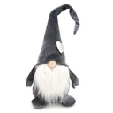 SKRZAT KRASNAL GNOM ŚWIĄTECZNY SZARY Z BRODĄ 40 cm