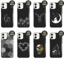 МАТОВЫЙ ЧЕХОЛ ДЛЯ IPHONE 12 MINI УЗОРЫ БЕЛЫЙ ЧЕРНЫЙ ЧЕРНЫЙ БЕЛЫЙ ЧЕХОЛ