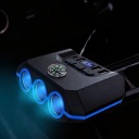 120W РОЗПОДІЛЮВАЧ ГНІЗДА ПРИКУРЮВАЧА ЗАРЯДНИЙ ПРИСТРІЙ АВТОМОБІЛЬНА QC USB-C PD USB  (18704179321) фото min 14