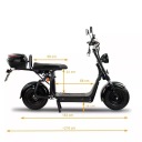 BILI COCO G5 2000W СКУТЕР ЕЛЕКТРИЧНИЙ HULAJNOGA  (17346522697) фото min 28