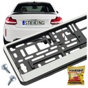 Рамка регистрации автомобилей Biała с сертификатом de ue