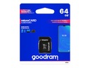 Карта памяти GOODRAM Micro SDXC 64 ГБ CL10 + адаптер