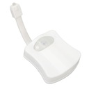 Подвесной ночник для унитаза, 8 смен.