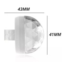 МИНИ-ДИСКОШАР LED DISCO RGB USB ПРОЕКТОР ЦВЕТНАЯ ЛАМПА ДЛЯ ВЕЧЕРИНКИ