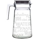 СТЕКЛЯННЫЙ КУВШИН ДЛЯ ВОДЫ, НАПИТКИ, 2Л, надписи PASABAHCE