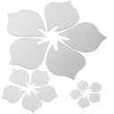 АКРИЛОВЫЕ НАКЛЕЙКИ С ЗЕРКАЛОМ, ПРИКРЕПЛЕННЫМ НА СТЕНЫ