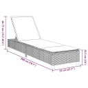 Шезлонги Та Шезлонги Сірий Шезлонг 77 Cm 55 X 200 X
