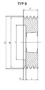 RUEDA POLEA SPB 100/4 PARA TAPER LOCK 1615 