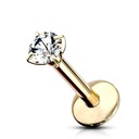 СЕРЬГИ LABRET TRAGUS THREE GOLD 1.2/8/3