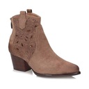 Весенние ковбойские сапоги Ботильоны на высоком каблуке Potocki 24-12396 BR