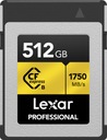 Lexar CFexpress Type B Pro Gold R1750/W1000 512 ГБ