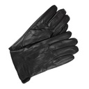 Pánske kožené rukavice fleece klasické päťprstové teplé BELTIMORE Kód výrobcu K32S/M