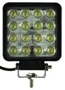 FARO EN FUNCIONAMIENTO 16 DIODO LUMINOSO LED DE DIODOS LUMINOSOS 48W CE 12-24V MEGA POTENCIA ROZPROSZONA 