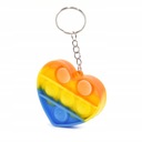 БРЕЛОК PUSH POP IT АНТИСТРЕССОВАЯ ИГРУШКА СЕРДЦЕ