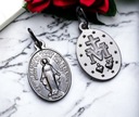 Польская серебряная чудотворная Медаль Непорочной Марии пр. 925 1,8 см 1,1 г маленький