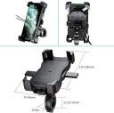 КРІПЛЕННЯ МОТОЦИКЛЕТНИЙ NA ТЕЛЕФОН МОНТАЖ МІСТ ВИЛКИ WIRELESS 15W +USB-C 20W  (18856426790) фото min 6