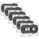 6 шт. ПУСТЫЕ АУДИОКАССЕТЫ ДЛЯ ЗАПИСИ ПРОДОЛЖИТЕЛЬНОСТЬЮ 60 МИНУТ ПУСТЫЕ КАССЕТЫ