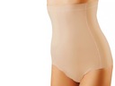 Высокие трусы для похудения хлопковые NETi PZE-11 бежевые