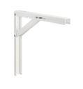 СКЛАДНОЙ УГЛОВОЙ КРОНШТЕЙН ДЛЯ ПОЛКИ L 300, БЕЛЫЙ