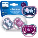 Пустышка Avent SYMMETRIC 18м+ ultra air SUPER SOFT